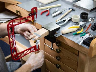 Knew Concepts Mk.4 Heavy Duty Fret Saw With Lever Tension 127mm/5