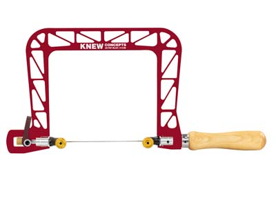 Knew Concepts Mk.4 Heavy Duty Fret Saw With Lever Tension And Swivel  Blade Clamps 127mm/5