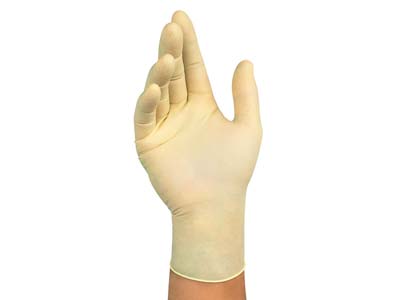 Disposable Latex Gloves, Box Of 100 - Standard Image - 1