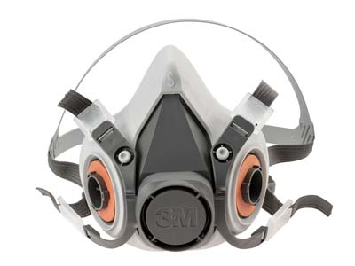 3M Half Mask Respirator, 6100 Model