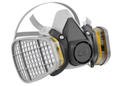 3M Half Mask Respirator, 6100 Model - Standard Image - 5