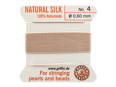 Griffin Silk Thread Pink, Size 4
