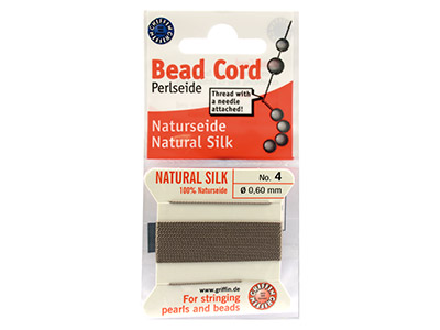 Griffin Silk Thread Grey, Size 4 - Standard Image - 2