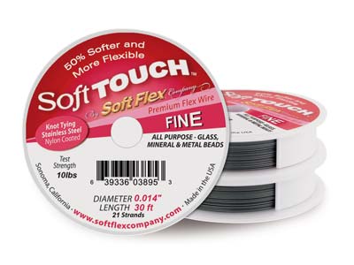 Soft Touch Wire, Fine, Diameter    0.0140.35mm, Length 30ft9m