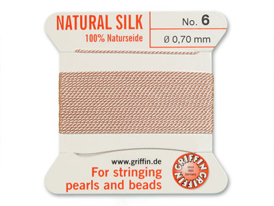 Griffin Silk Thread Pink, Size 6