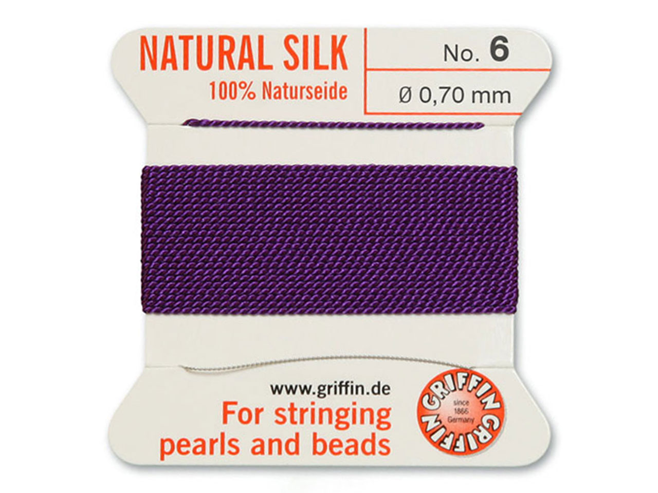 100% NATURAL GRIFFIN SILK STRING THREAD FOR STRINGING PEARLS & BEADS GRIFFIN