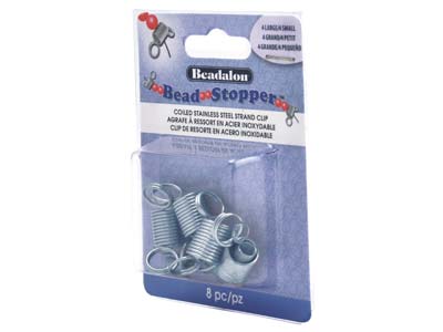 Beadalon Bead Stopper Clamp        Pack of 8, - Standard Image - 1