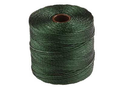 Beadsmith S-lon Bead Cord Evergreen Tex 210 Gauge 18 70m