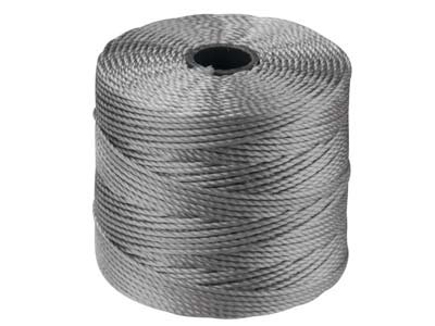 Beadsmith S-lon Bead Cord Silver   Tex 210 Gauge 18 70m