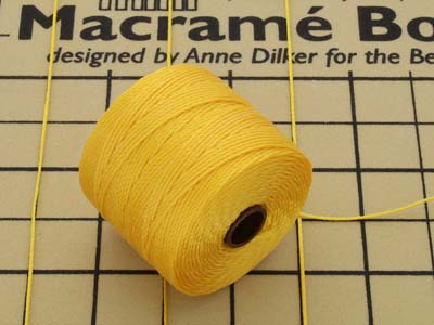 Beadsmith S-lon Bead Cord Golden   Yellow Tex 210 Gauge #18 70m - Standard Image - 4