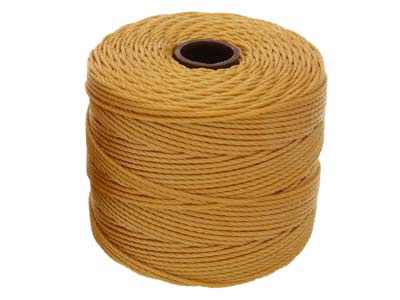 Beadsmith S-lon Bead Cord Marigold Tex 210 Gauge #18 70m - Standard Image - 2