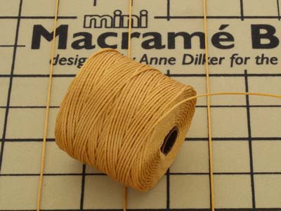 Beadsmith S-lon Bead Cord Marigold Tex 210 Gauge #18 70m - Standard Image - 4
