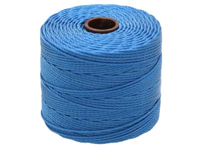 Beadsmith S-lon Bead Cord Blue Tex 210 Gauge #18 70m - Standard Image - 2