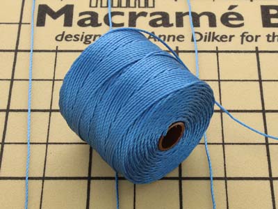 Beadsmith S-lon Bead Cord Blue Tex 210 Gauge #18 70m - Standard Image - 4