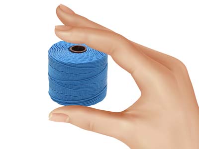Beadsmith S-lon Bead Cord Blue Tex 210 Gauge #18 70m - Standard Image - 6
