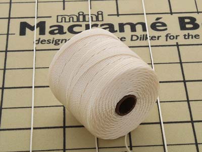 Beadsmith S-lon Bead Cord Vanilla  Tex 210 Gauge #18 70m - Standard Image - 4