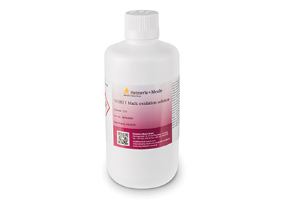 Heimerle + Meule Noirit Black      Silver Oxidation Solution 1 Litre  UN2922 - Standard Image - 1