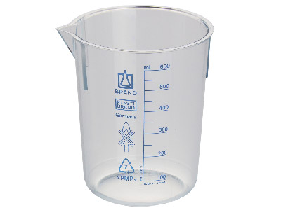 Plastic Beaker 600ml - Standard Image - 1