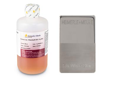 Heimerle + Meule Rhodium Plating   Bath White Star Concentrate 200ml  2g Rh/200ml UN3264 - Standard Image - 1