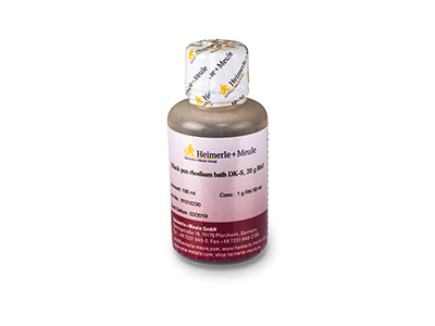 Heimerle + Meule Black Rhodium Pen Plating Ready Mix 50ml 1g Rh/50ml  UN3264 - Standard Image - 1