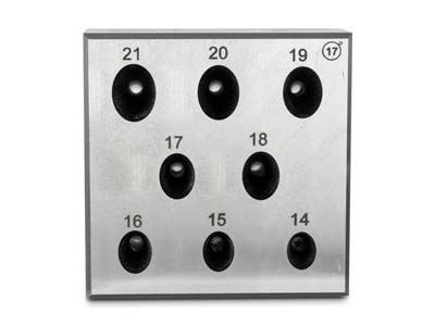Oval Bezel Block Large 14.0 - 10.5mm To 19mm 17° - Standard Image - 3