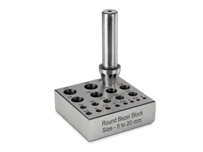 Round Bezel Block 5.0mm To 20.0mm 17° - Standard Image - 2
