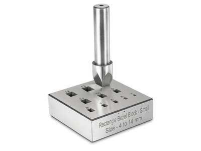 Rectangular Bezel Block 6.0 X 4.0mm To 16.0 X 14.0mm 17° - Standard Image - 2
