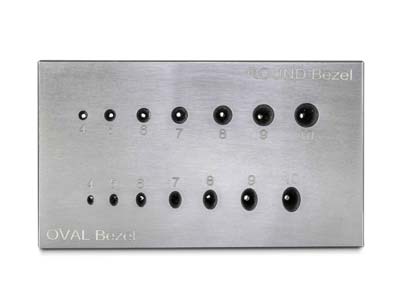 Round And Oval Combination Bezel Forming Block 17° - Standard Image - 3