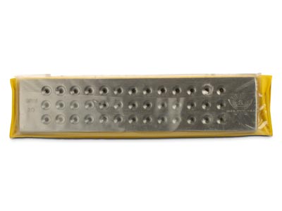 Value Tungsten Drawplate, Round,   0.26mm - 2.80mm, 30 Hole - Standard Image - 2