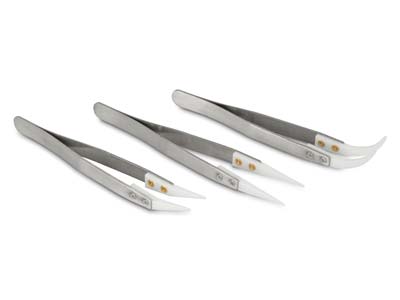 Ceramic Tweezers Set Of 3 - Standard Image - 1