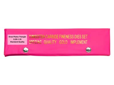 Tungsten Carbide Triangle Drawplate, 1.10mm - 3.00mm - Standard Image - 6
