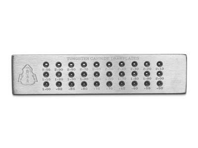 Tungsten Carbide Rectangular Drawplate, 0.55mm - 3.00mm - Standard Image - 2