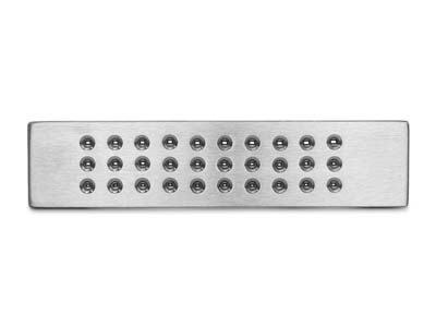Tungsten Carbide Rectangular Drawplate, 0.55mm - 3.00mm - Standard Image - 3