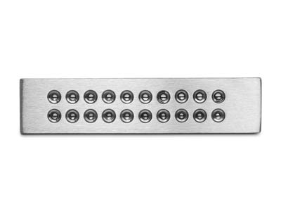 Tungsten Carbide Semi Circle Drawplate, 3.10mm - 5.00mm - Standard Image - 3