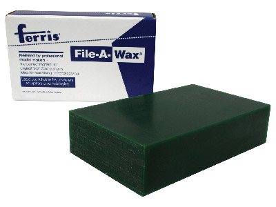 Ferris Wax Block 1lb, Green, 152mm X 89mm X 38mm - Standard Image - 1