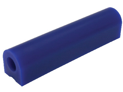 Ferris Flat Sided Wax Tube, Blue,  152mm6 Long, 28.6mm X 28.6mm