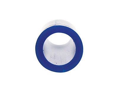 Ferris Round Wax Tube With Centred Hole, Blue, 152mm/6