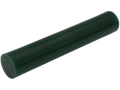 Ferris Solid Round Wax Tube, Green, 22.2mm Diameter - Standard Image - 1