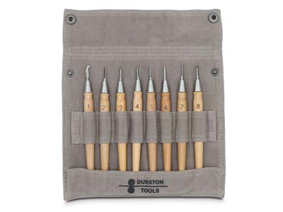 Durston Precision Wax And Clay     Carvers, Set Of 8 - Standard Image - 1