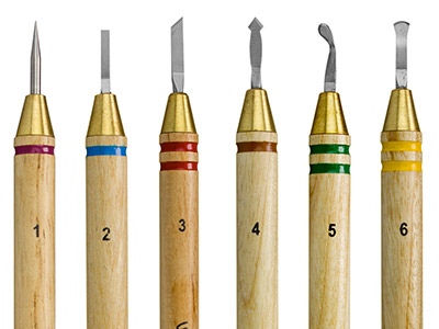 Wolf Toolstrade Precision Wax    Carver, Set Of 6