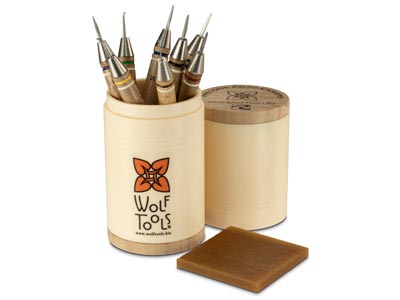Wolf Tools Precision Micro Wax     Carver Set Of 8