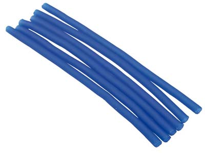 Ferris Cowdery Wax Profile Wire    Round Tube Blue 4.5mm Pack of 6