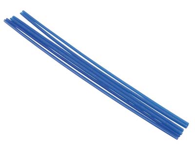 Ferris Cowdery Wax Profile Wire    Hinge Tube Blue 2mm Pack of 6 - Standard Image - 1