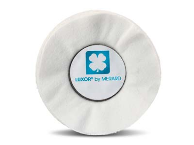 Luxor® Cotton Mop, Moc2, Thin, Soft White Flannel, 100mm X 6mm - Standard Image - 2