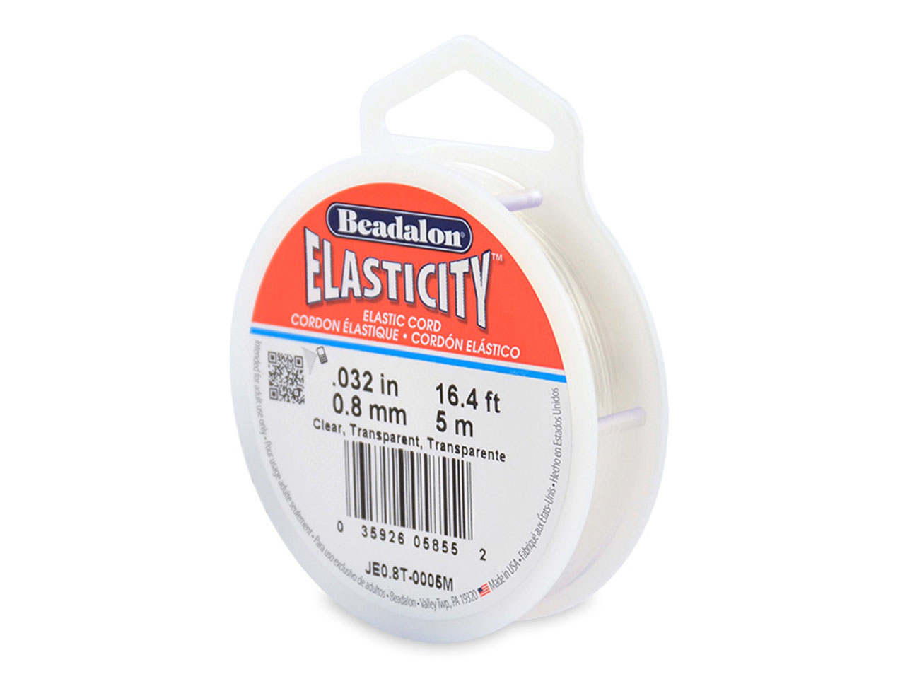 Beadalon Elasticity 5m Elastic Beading Cord