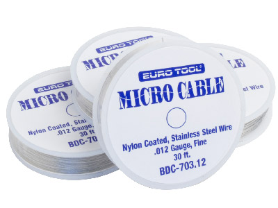 Eurotool Micro Cable Nylon Coated  Stainless Steel Wire 0.31mm - Standard Image - 2