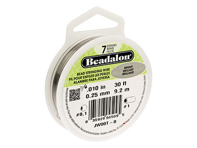 Beadalon 7 Strand Bright 0.25mm X  9.2m Wire