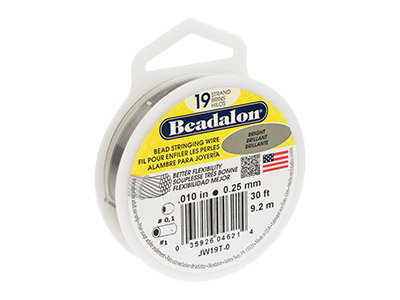 Beadalon 19 Strand Bright 0.25mm X 9.2m Wire - Standard Image - 1