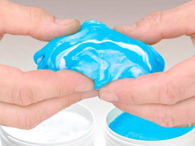 Castaldo QUICK-SIL, RTV Silicon    Moulding Putty, Soft And Pliable,  1kg, Blue - Standard Image - 3