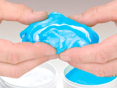 Castaldo QUICK-SIL, RTV Silicon    Moulding Putty, Soft And Pliable,  100g, Blue - Standard Image - 3